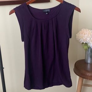 The Limited purple keyhole detail sleeveless top